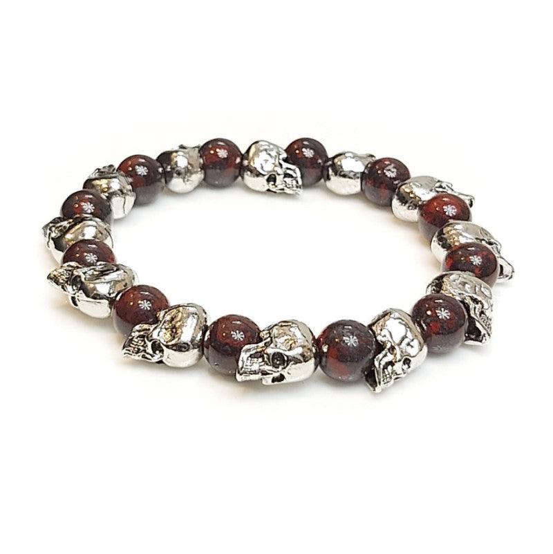 Stainless steel online bead bracelet