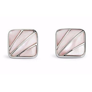 Simon Carter Deco Fan Pink Mother Of Pearl Cufflinks Product - Theodore Designs