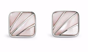 Simon Carter Deco Fan Pink Mother Of Pearl Cufflinks Product - Theodore Designs